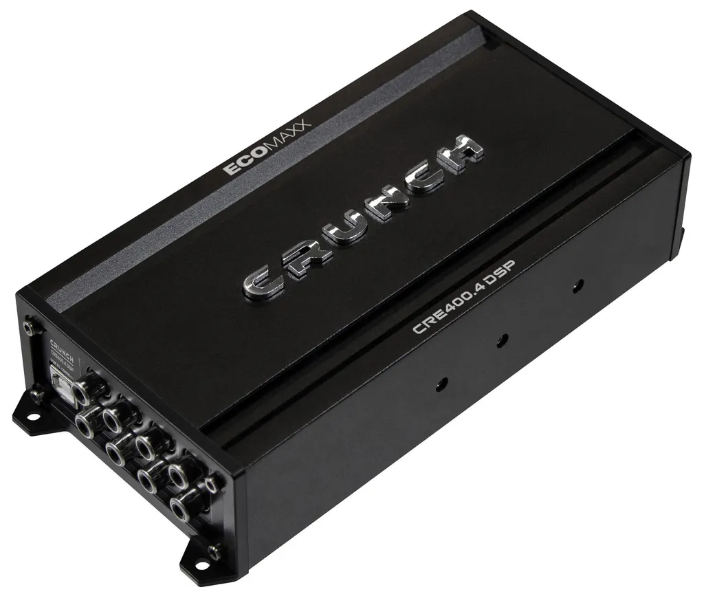 Crunch CRE400.4DSP Ampli 4 Canaux avec DSP 6 Canaux et Filtres Actifs