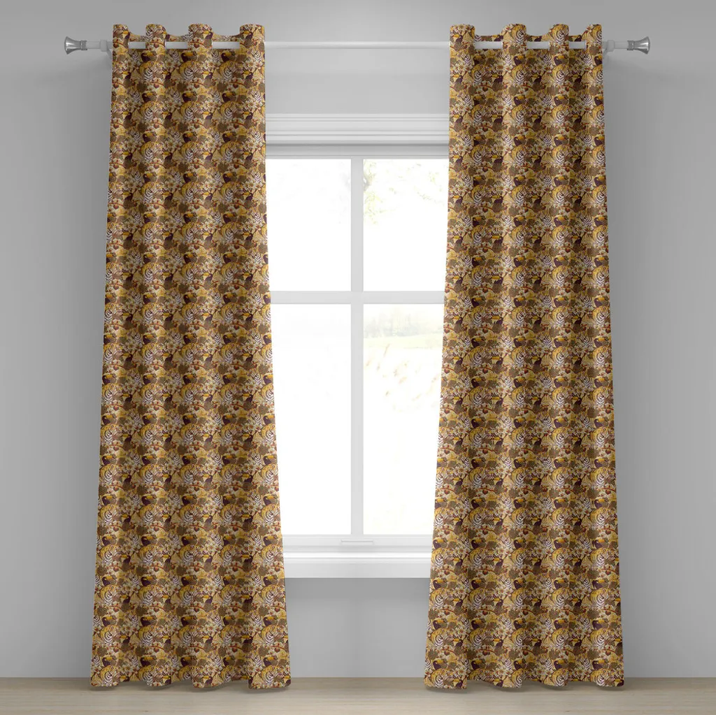 Rideau occultant partiel 280x175 cm pour intimité et déco style Jungle