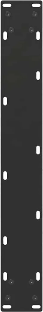 vidaXL Gambe Tavolo a U 2 pz Acciaio Nero 70x72-73 cm | Stile Industrial - 6
