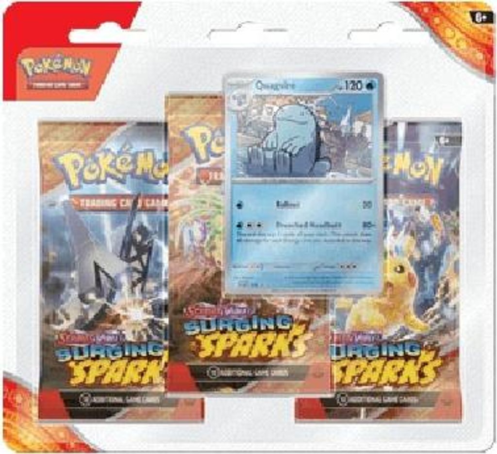 Pokemon Surging Sparks: Quagsire 3-Pack Blister