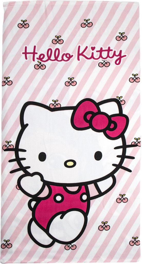 CERDÀ - Oficjalny ręcznik plażowy Hello Kitty z mikrofibry, Produktbild 