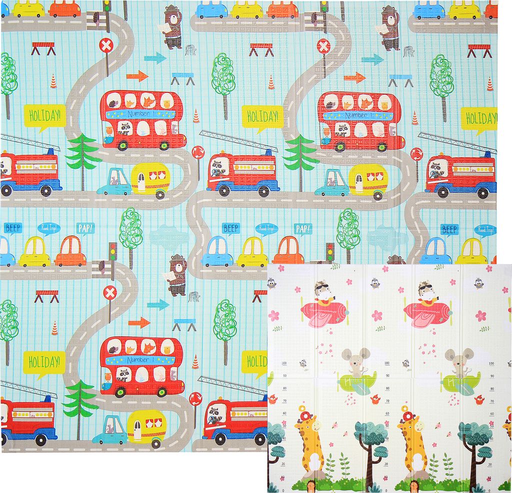 CCLIFE Krabbelmatte Spielmatte Baby Schadstofffrei Faltbar Produktbild 