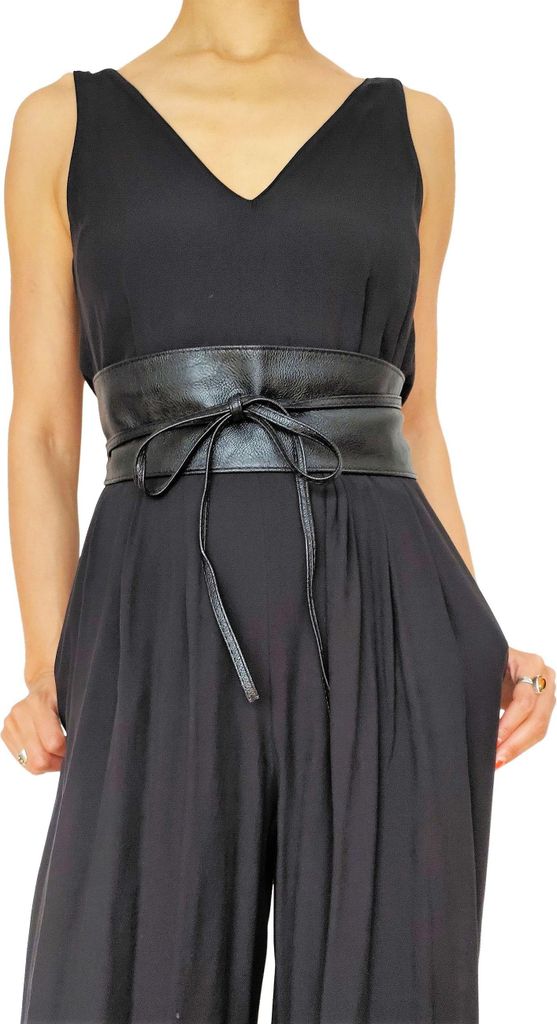 FRONHOFER breiter Taillengürtel zum Binden, Obi, Wickelgürtel sehr weich