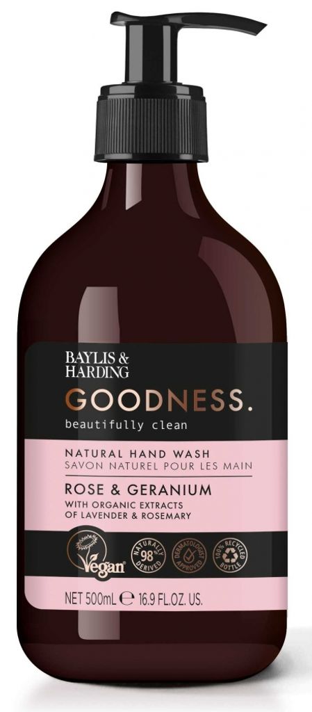 Baylis & Harding Tekuté mydlo na ruky - Rose & Geranium, Obrázok produktu 