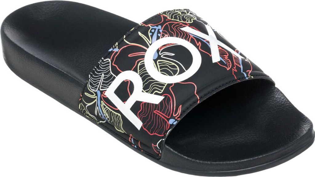 Roxy Slippy II Black Multi Camo 39