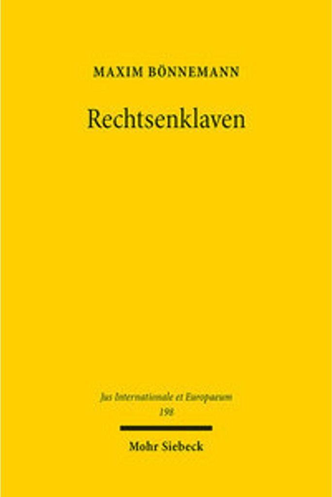 Bönnemann, M: Rechtsenklaven