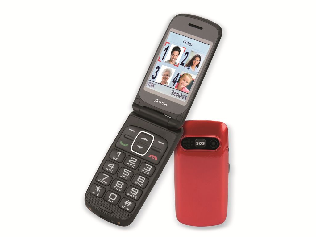 Telefono cellulare OLYMPIA Primus senior comfort, tasti Immagine del prodotto 
