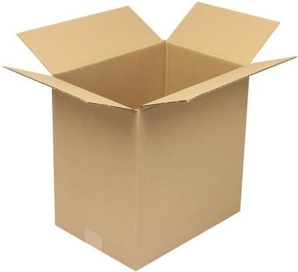 Faltkarton 1-wellig Höhenrillung Maße 330x235x330mm C4 Qualität 1.20 B braun