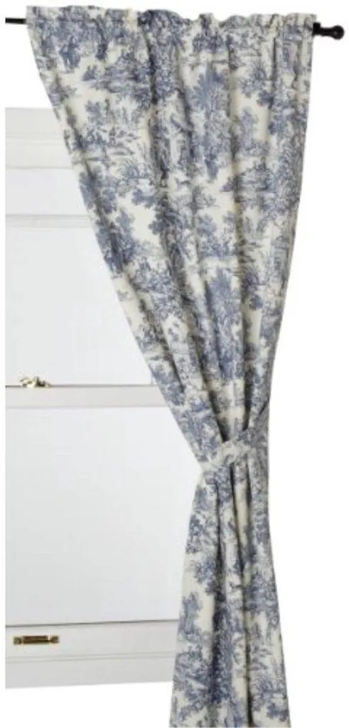 Rideau de douche en tissu pur coton avec motifs élégants de 173 cm