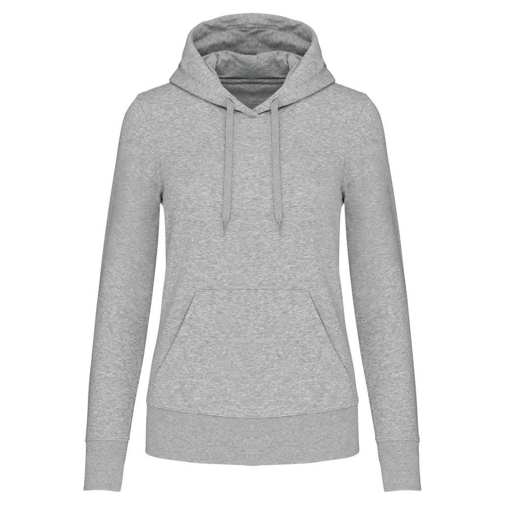 Kariban Damen Hoodie Classic Hooded Kapuzenpullover Kapuzensweatshirt, Größe:2XL, Farbe:Oxford Grey