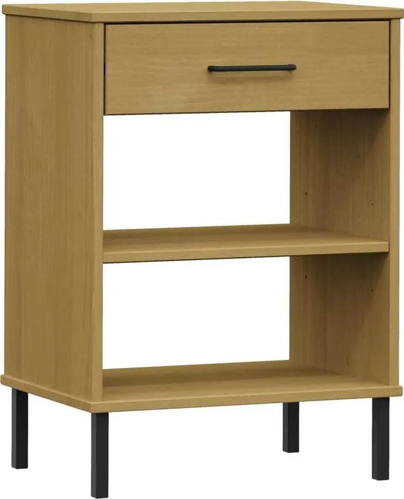 Consolle OSLO Industrial Legno Pino Marrone: Arreda con Carattere