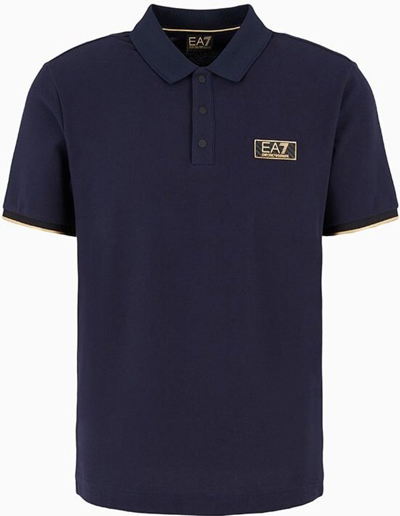 Ea7 Emporio Armani 7m000022-af10342 Kurzarm-poloshirt Blau L Mann Blau L