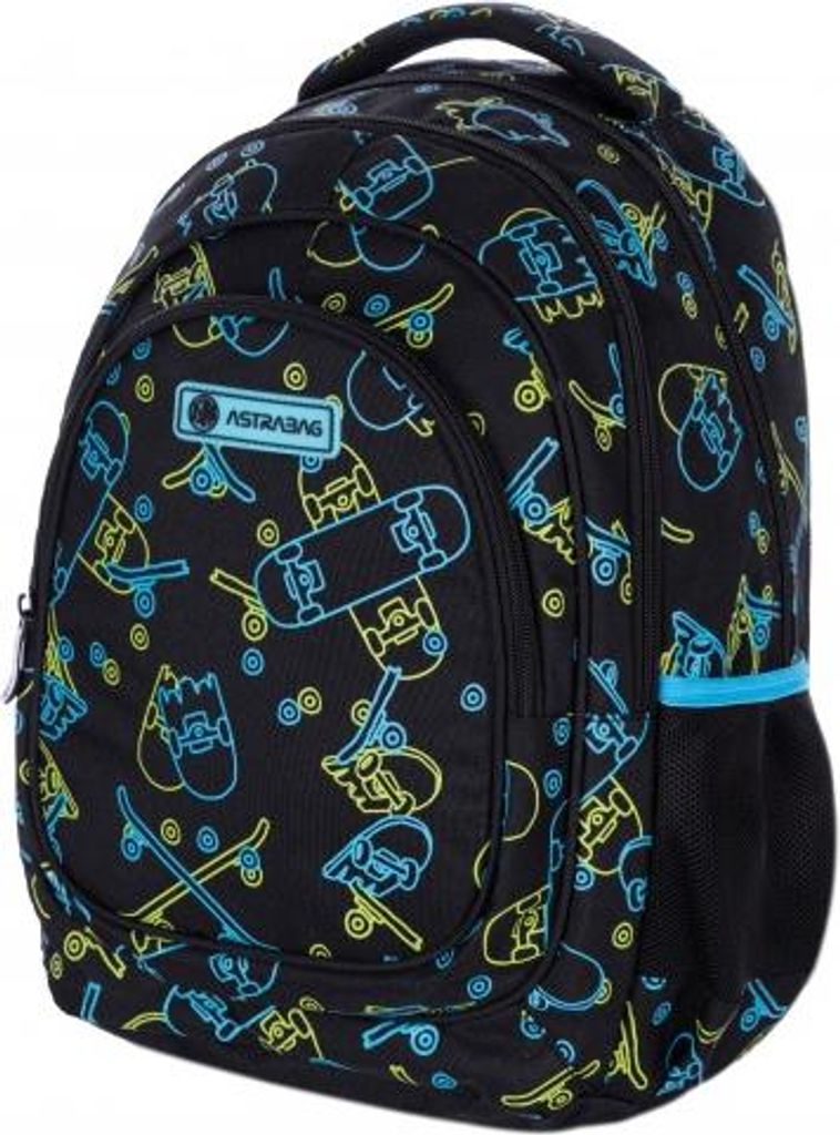 Schulrucksack fr die erste Klasse AstraBAG NEON SKATE, AB330, 502022006