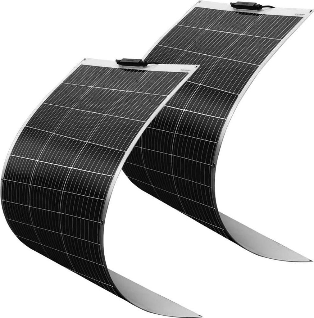 Solarpanel, semi-flexibles Design, hohe Effizienz, 120W 2 Stück (240W)