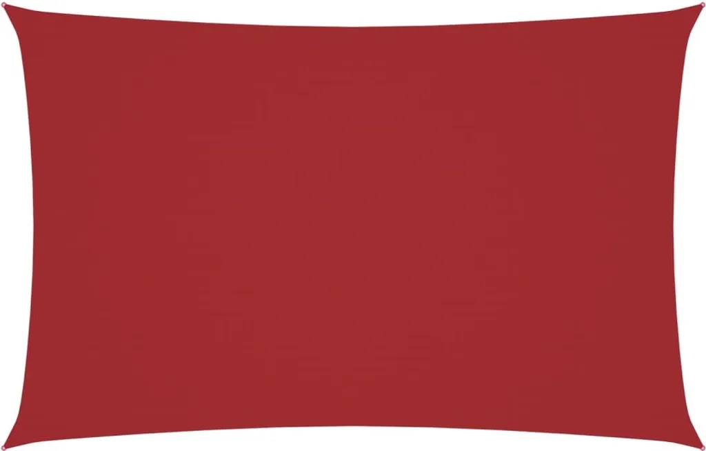 Vela Parasole vidaXL Rossa 2x4,5 m: Tessuto Oxford Idrorepellente