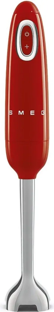 SMEG HBF11RDEU Rosso: Minipimer 50's Style per Smoothie e Salse