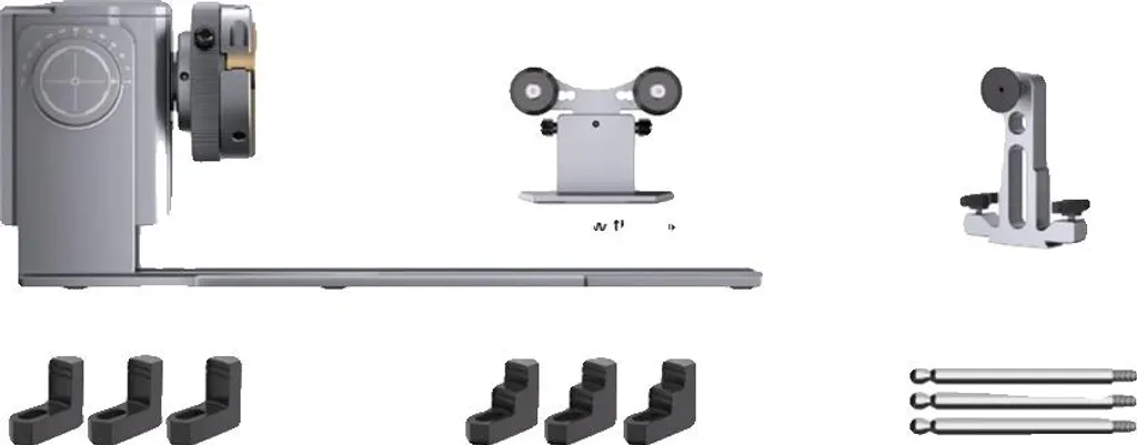 Gravez sans glissement avec le kit rotary laser à griffes multiples
