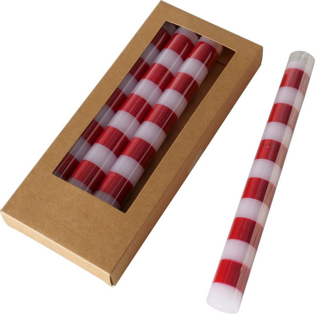 Boltze 2051293, Kulatý, Červená, Bílá, 4 h, 4 kusů Obrázek produktu 