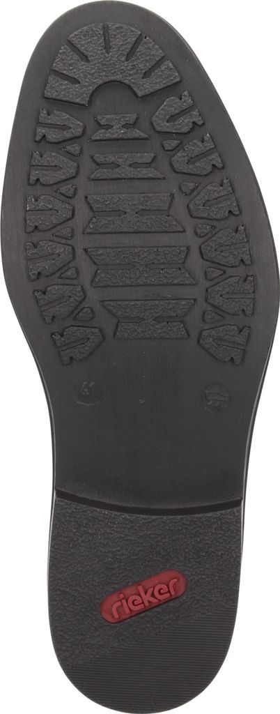 Rieker Herren Halbschuh Leder Slipper extra weit 17659-00 , Größe:46 EU, Farbe:Schwarz