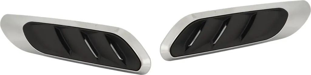Flaps aérodynamiques argentés pour Benz C63 et W206 AMG-LINE 1 Paire