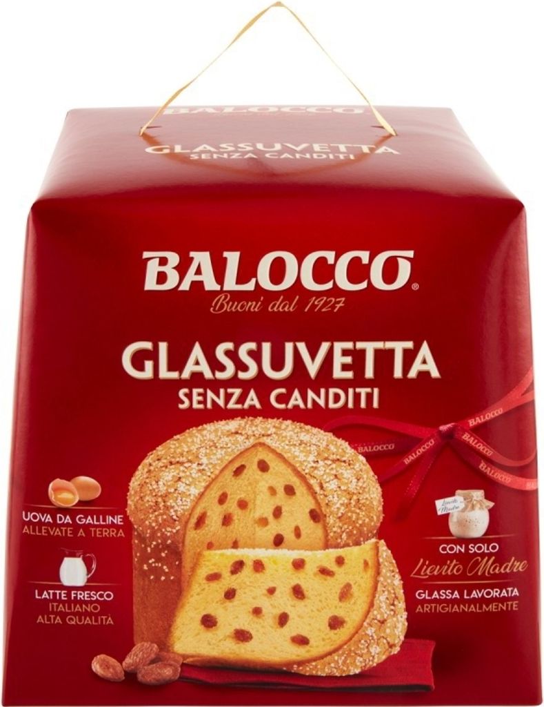 Panettone Glassuvetta Canditi Törtchen 750g - Balocco Produktbild 