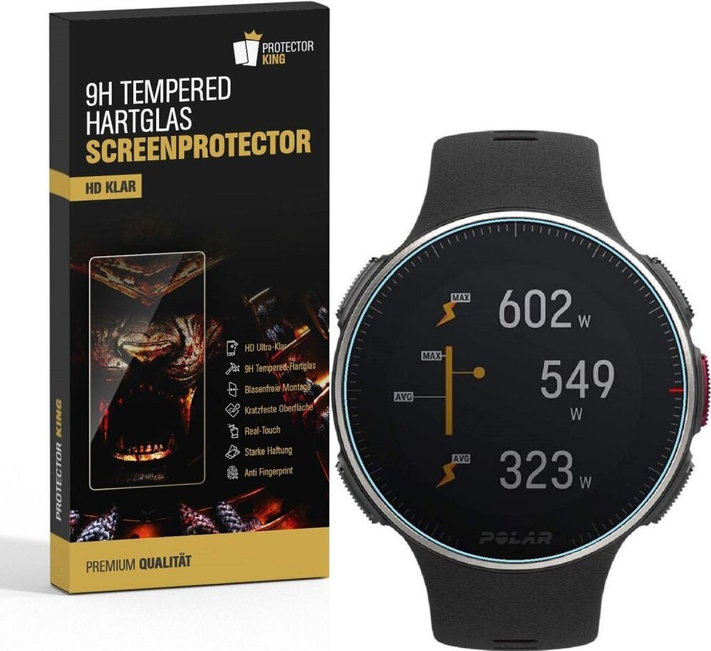 4x 9H Hartglas für Polar Vantage V Titan HR Smart Watch Produktbild 