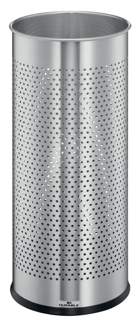DURABLE Edelstahl Schirmständer rund metallic silber Produktbild 