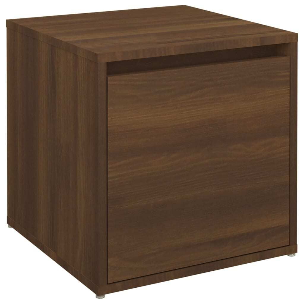 vidaXL Schubladenbox Braun Eichen-Optik 40,5x40x40 cm Holzwerkstoff