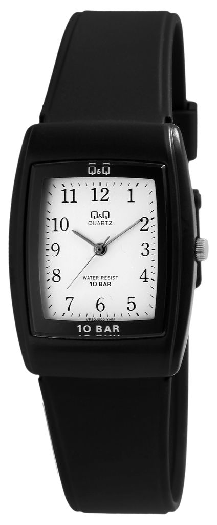 Q&Q Uniuhr mit Kunststoffarmband, 10 Bar wasserdicht Produktbild 