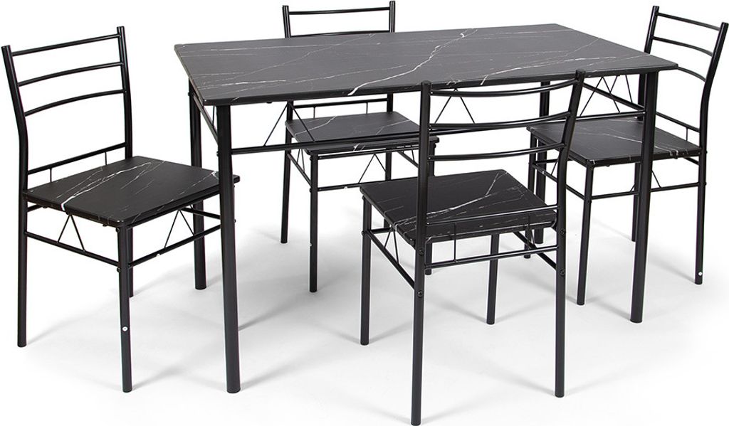 Milton & Oldbrook Essgruppe 5-teilig Valencia - Esstisch Produktbild 