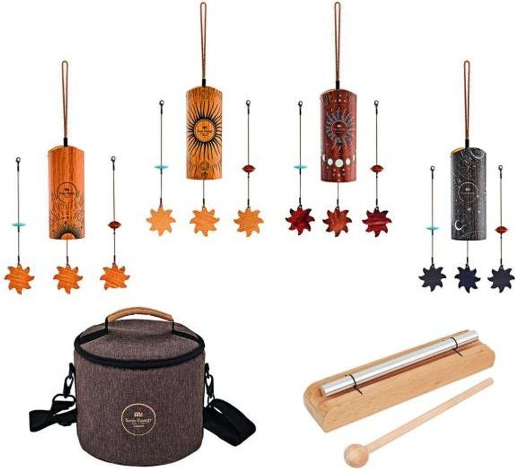 Meinl Sonic Energy Cosmic Bamboo Chime CBCSET Klangspiel Set mit Klangstab