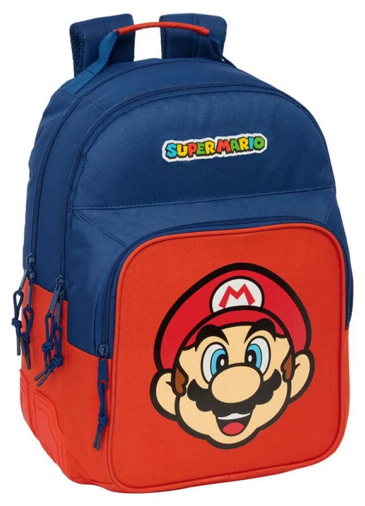 Sac à dos Enfant Super Mario Bros 42 cm - Idéal pour l'École Primaire