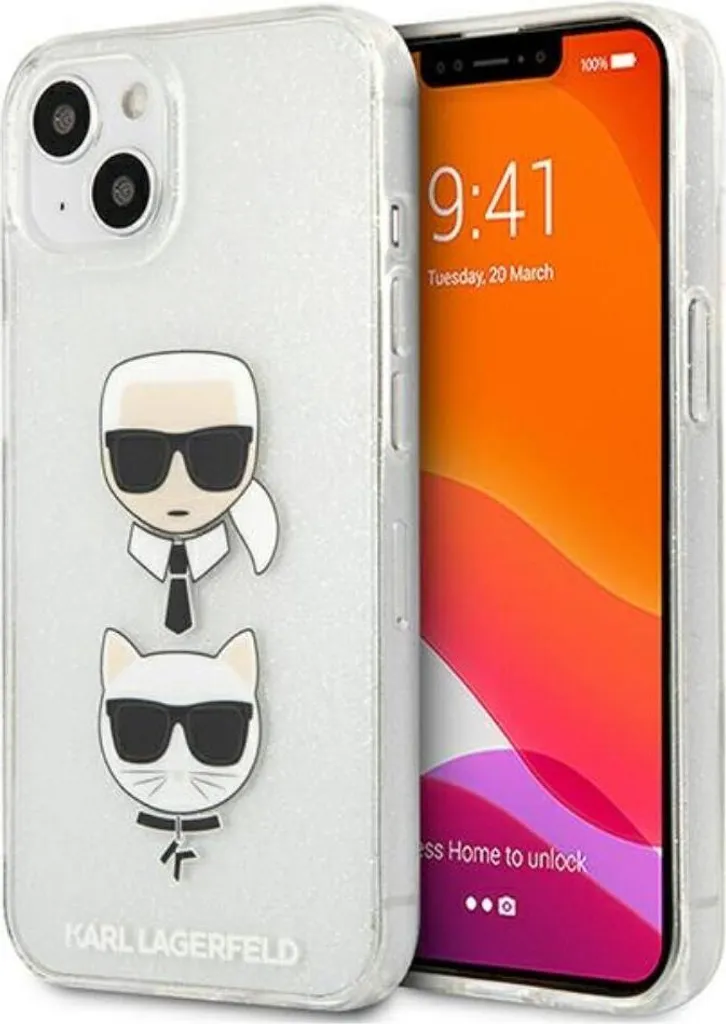 Recensione Custodia iPhone 13 Mini Karl Lagerfeld Glitter Silver