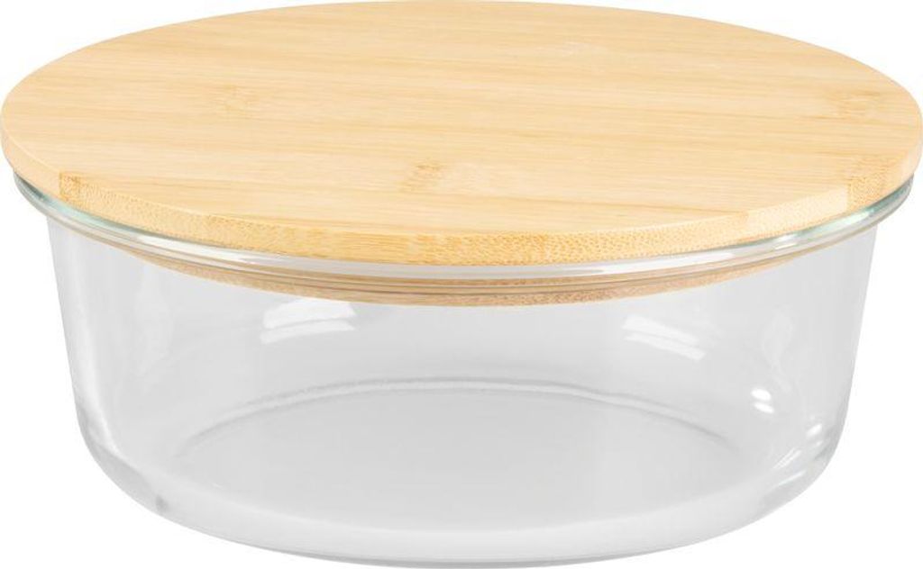 Boîte MagicHome, ronde, 950 ml, avec couvercle en bambou Image du produit 