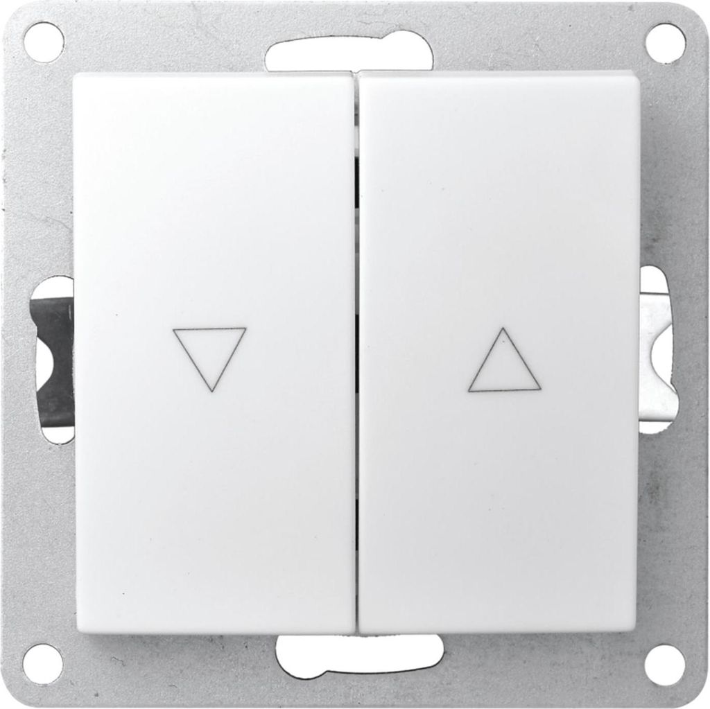 Jalousie-Taster McPower "Flair", Hoch und Runter, 250V/10A, Produktbild 