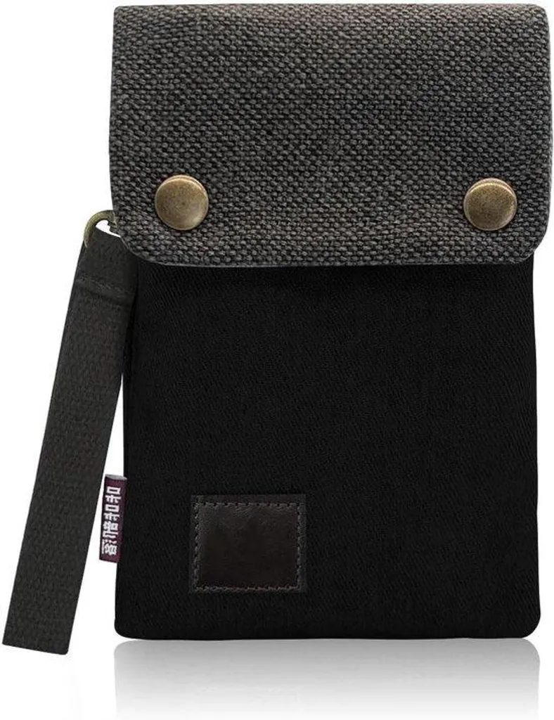 Pochette téléphone en jean et sacoche bandoulière mixte taille M compacte