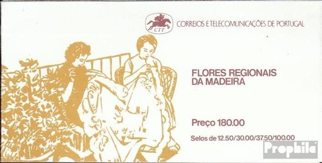 Briefmarken Portugal - Madeira 1983 Mi MH3 (kompl.Ausg.) postfrisch Freimarken: Blumen