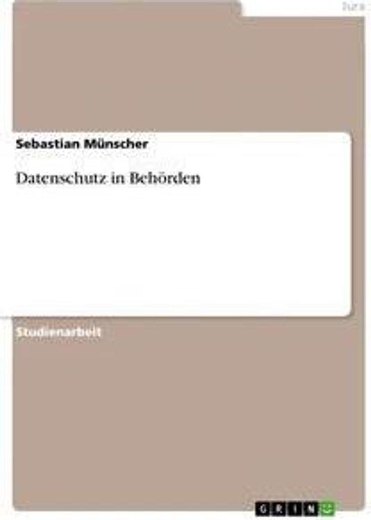 Datenschutz in Behörden