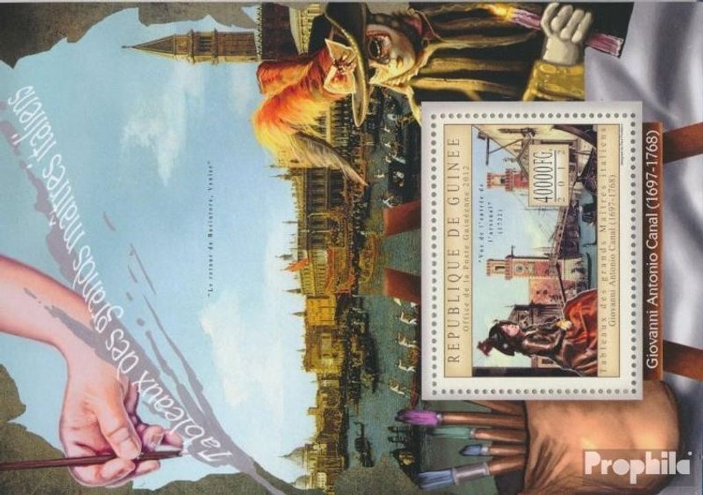 Briefmarken Guinea 2012 Mi Block 2155 (kompl. Ausgabe) Produktbild 