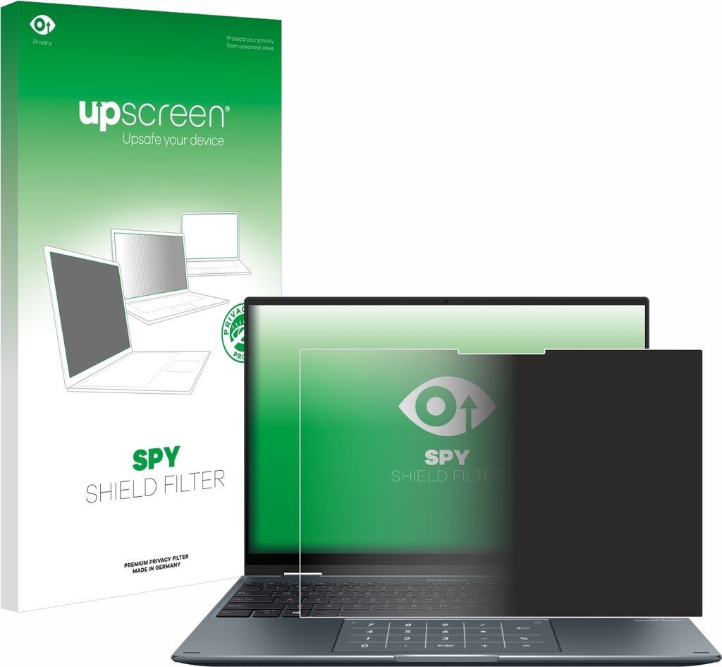 upscreen Blickschutzfilter für ASUS ZenBook 14 Flip OLED Anti-Spy Privacy Filter Sichtschutz Blaulicht-Schutz