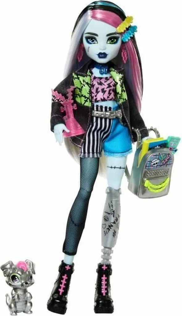 Pack Monster High Frankie Stein : Le Cadeau Idéal avec Poupée et Accessoires