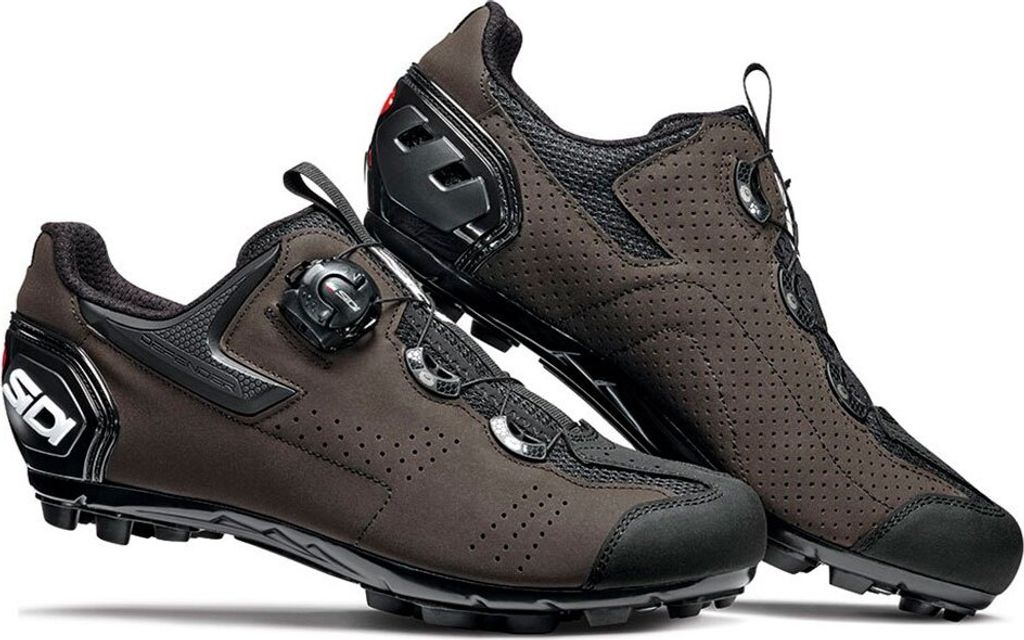 SIDI Gravel Mountainbike-Schuh, Farbe:black/brown, Größe:41