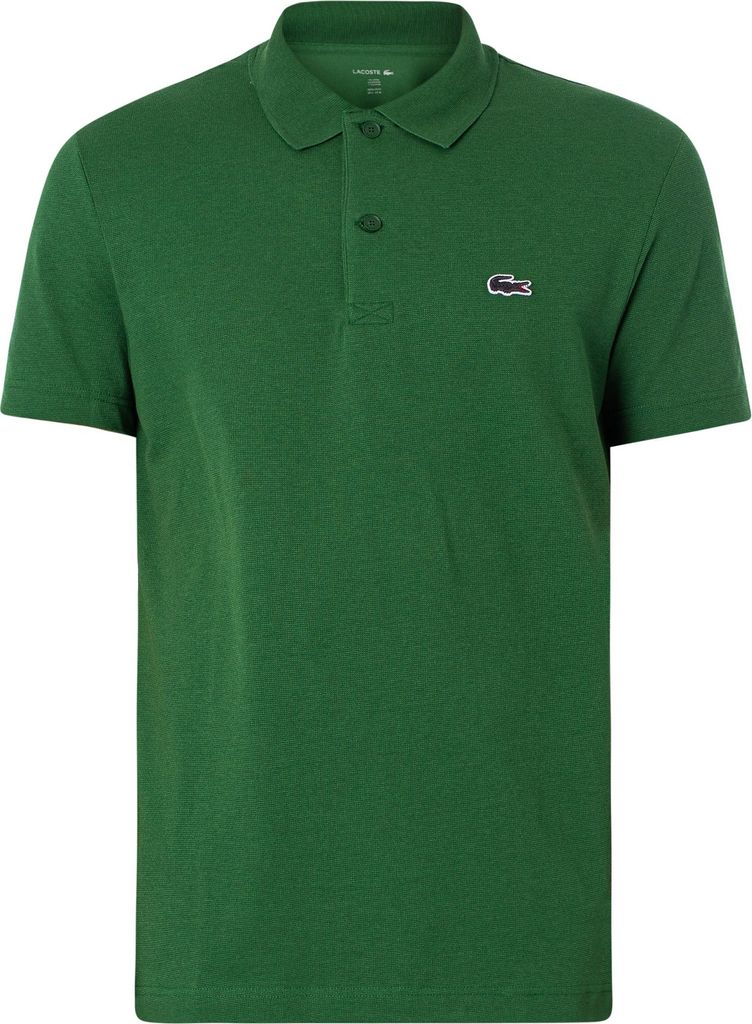 Lacoste Short Sleeve Polo 077-50554866303315 in GREEN color size medium