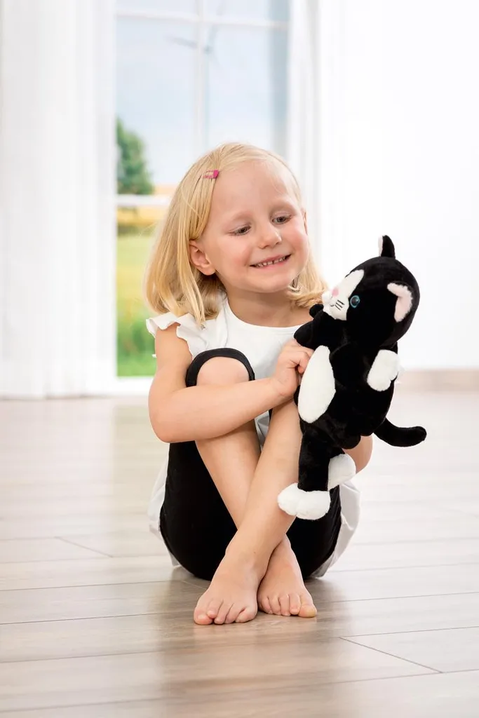 Marionnette à main Chat pour éveil sensoriel et langage en maternelle - 4