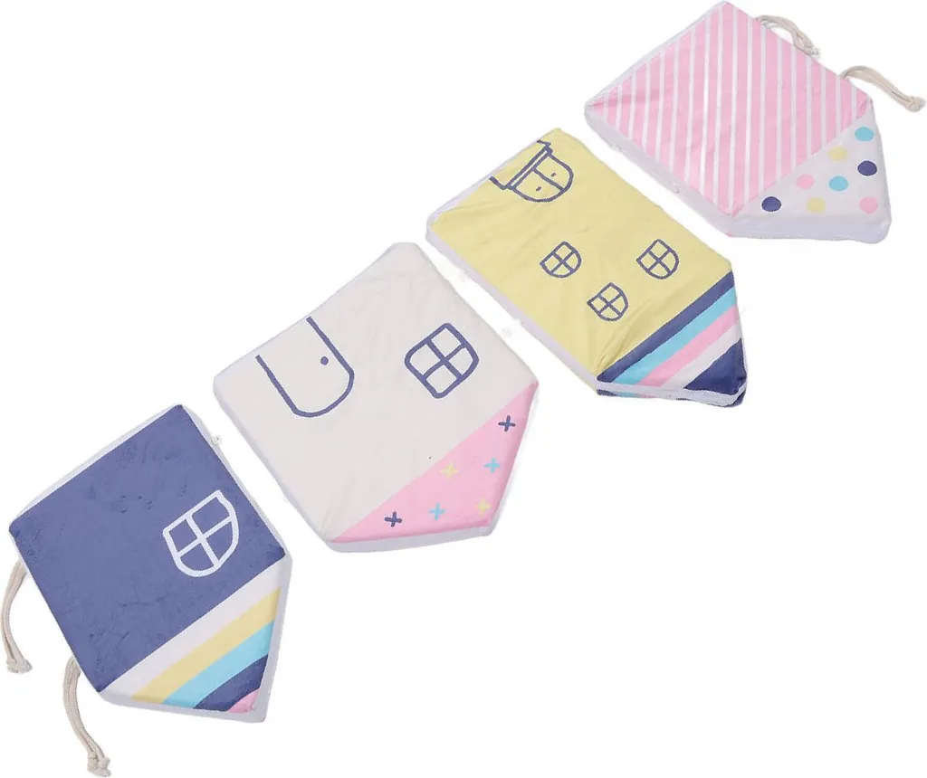 Barrière de lit bébé amovible et lavable Anti Collision Lot de 4 pcs