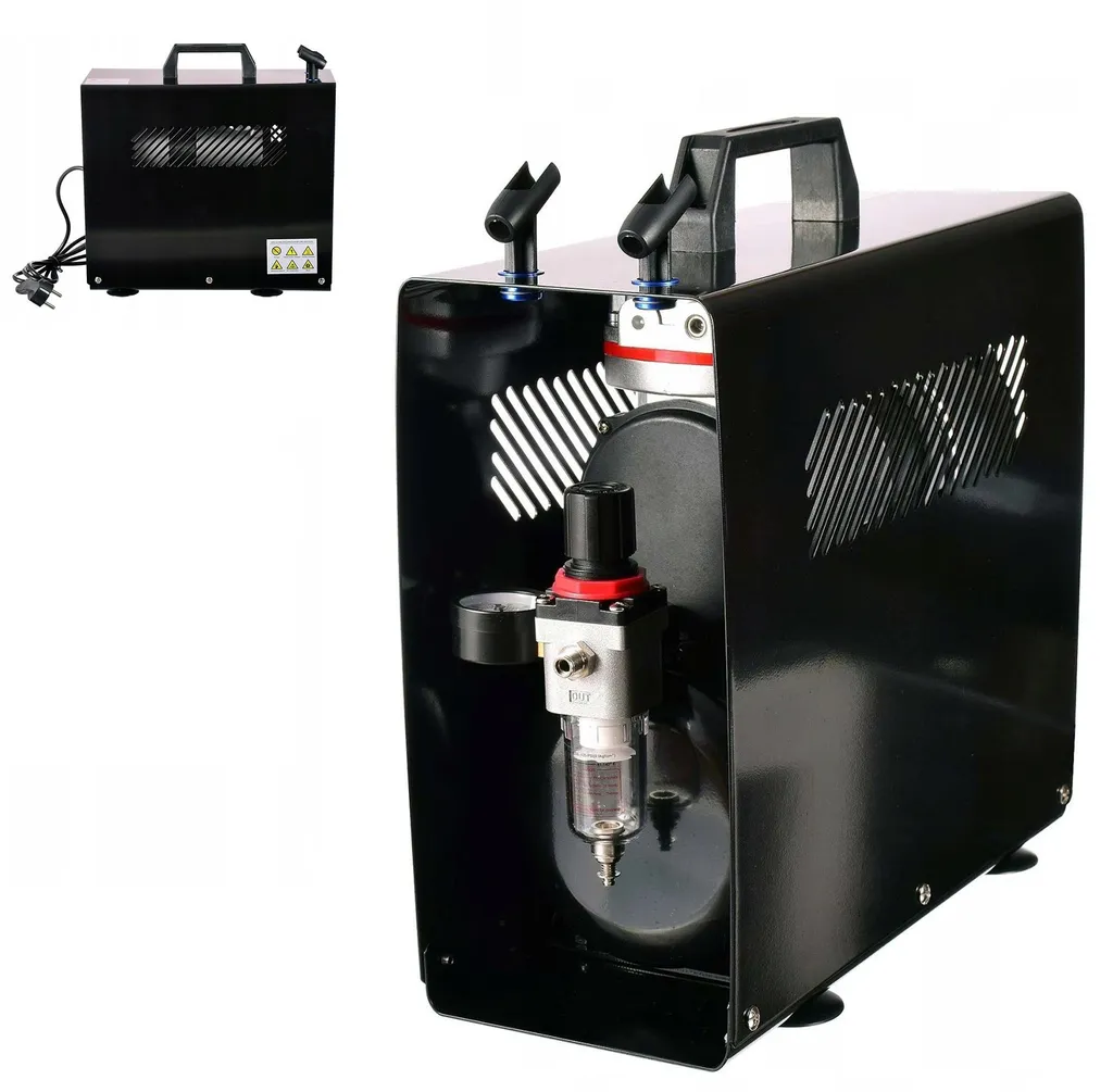 Compresseur professionnel pour peinture aérographe avec cuve de 3,5L
