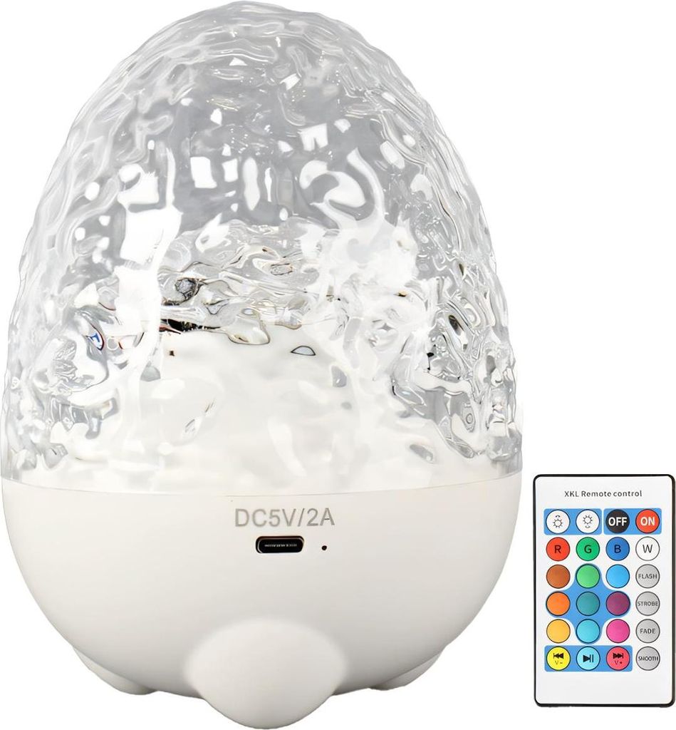 Sternenhimmel Projektor, Galaxy Projector mit 17 Lichtfarben, RG Dimming, Bluetooth und Touch-Steuerung