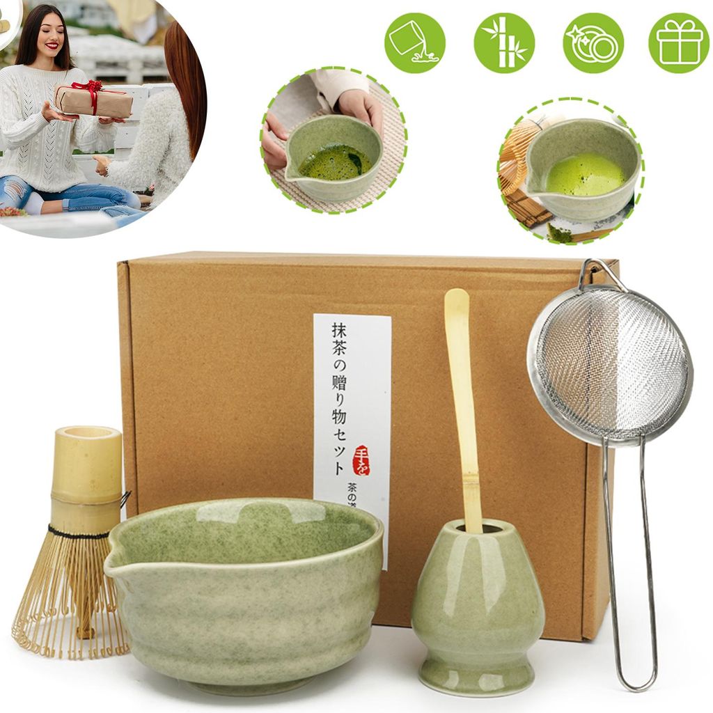 5-teiliges Matcha Set, Japanese Ceramic Matcha Schale, Produktbild 