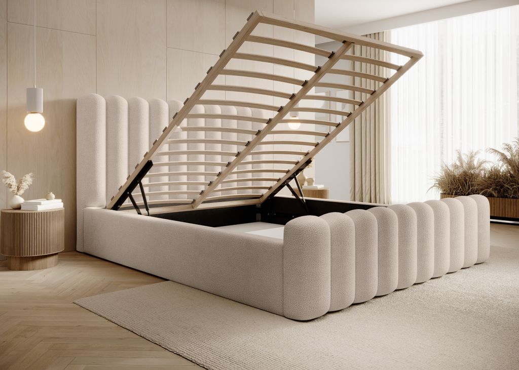 DomoHome Boxspringbett Schlafzimmerbett Ideal für Ihr Produktbild 4