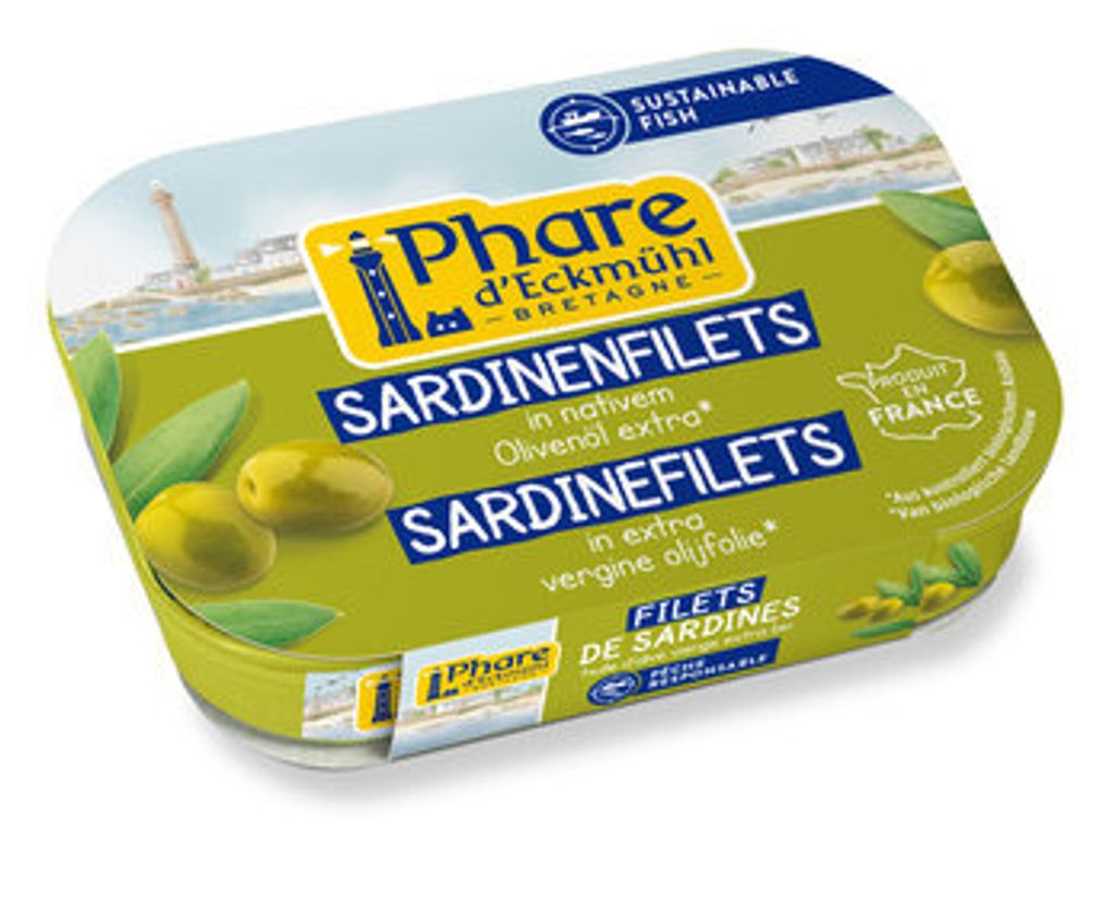 Filets de sardines - Huile d'olive100g Image du produit 